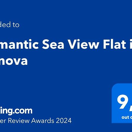 Romantic Sea View Flat In Genova Zewnętrze zdjęcie