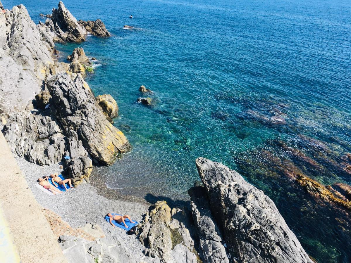 Romantic Sea View Flat In Genova Zewnętrze zdjęcie