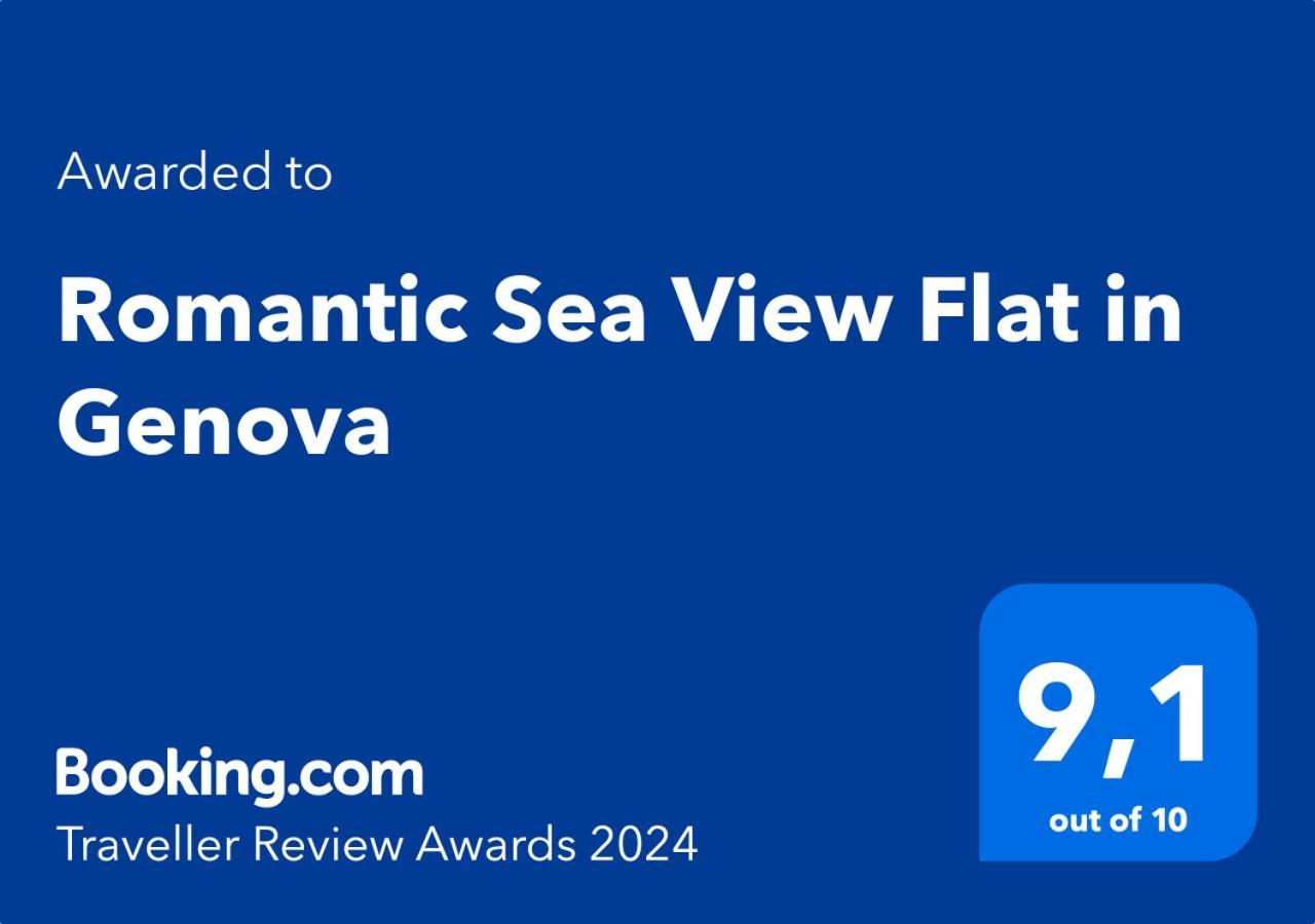 Romantic Sea View Flat In Genova Zewnętrze zdjęcie